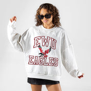 EASTERN WASHINGTON UNIVERSITY EAGLES BIG PLAY ENERGY EMBOSSED STAR CREWNECK