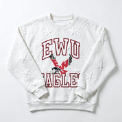 EASTERN WASHINGTON UNIVERSITY EAGLES BIG PLAY ENERGY EMBOSSED STAR CREWNECK