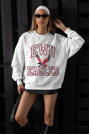 EASTERN WASHINGTON UNIVERSITY EAGLES BIG PLAY ENERGY EMBOSSED STAR CREWNECK
