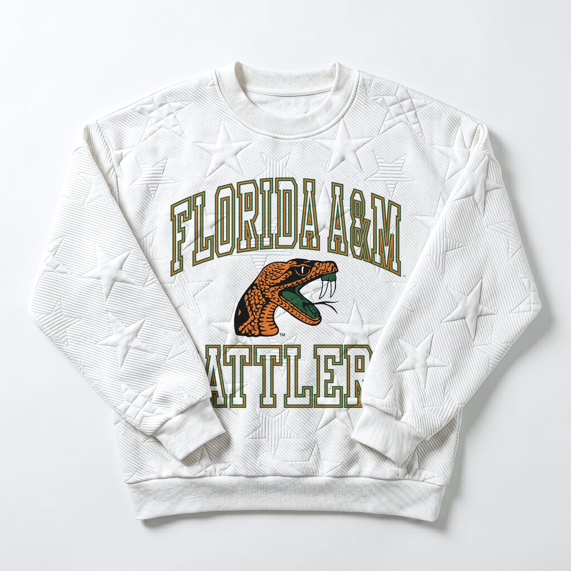 FLORIDA A&M RATTLERS BIG PLAY ENERGY EMBOSSED STAR CREWNECK