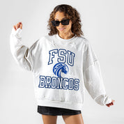 FAYETTEVILLE STATE BRONCOS BIG PLAY ENERGY EMBOSSED STAR CREWNECK