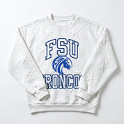 FAYETTEVILLE STATE BRONCOS BIG PLAY ENERGY EMBOSSED STAR CREWNECK
