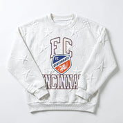 FC CINCINNATI BIG PLAY ENERGY EMBOSSED STAR CREWNECK