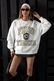 FORT HAYS STATE TIGERS BIG PLAY ENERGY EMBOSSED STAR CREWNECK