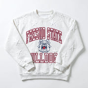 FRESNO STATE BULLDOGS BIG PLAY ENERGY EMBOSSED STAR CREWNECK
