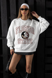 FLORIDA STATE SEMINOLES BIG PLAY ENERGY EMBOSSED STAR CREWNECK