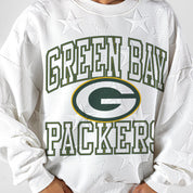 GREEN BAY PACKERS BIG PLAY ENERGY EMBOSSED STAR CREWNECK