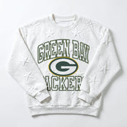 GREEN BAY PACKERS BIG PLAY ENERGY EMBOSSED STAR CREWNECK