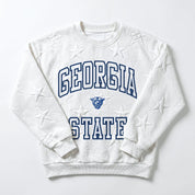 GEORGIA STATE PANTHERS BIG PLAY ENERGY EMBOSSED STAR CREWNECK