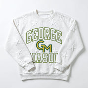 GEORGE MASON PATRIOTS BIG PLAY ENERGY EMBOSSED STAR CREWNECK