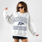 GEORGIA SOUTHERN EAGLES BIG PLAY ENERGY EMBOSSED STAR CREWNECK