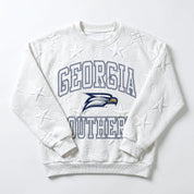 GEORGIA SOUTHERN EAGLES BIG PLAY ENERGY EMBOSSED STAR CREWNECK
