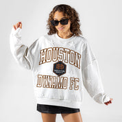 HOUSTON DYNAMO BIG PLAY ENERGY EMBOSSED STAR CREWNECK