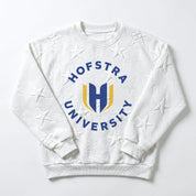 HOFSTRA PRIDE BIG PLAY ENERGY EMBOSSED STAR CREWNECK