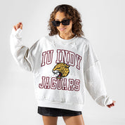 IU INDIANAPOLIS JAGUARS BIG PLAY ENERGY EMBOSSED STAR CREWNECK