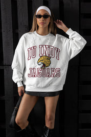 IU INDIANAPOLIS JAGUARS BIG PLAY ENERGY EMBOSSED STAR CREWNECK