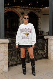 NORTHERN IOWA PANTHERS BIG PLAY ENERGY EMBOSSED STAR CREWNECK