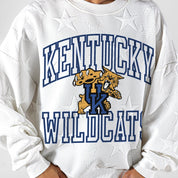 KENTUCKY WILDCATS BIG PLAY ENERGY EMBOSSED STAR CREWNECK
