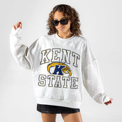 KENT STATE GOLDEN FLASHES BIG PLAY ENERGY EMBOSSED STAR CREWNECK