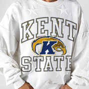 KENT STATE GOLDEN FLASHES BIG PLAY ENERGY EMBOSSED STAR CREWNECK