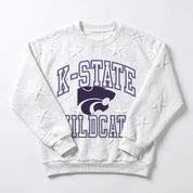 KANSAS STATE WILDCATS BIG PLAY ENERGY EMBOSSED STAR CREWNECK