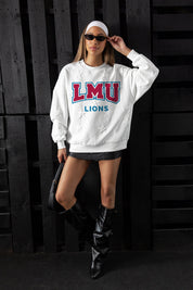 LOYOLA MARYMOUNT LIONS BIG PLAY ENERGY EMBOSSED STAR CREWNECK