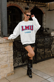 LOYOLA MARYMOUNT LIONS BIG PLAY ENERGY EMBOSSED STAR CREWNECK