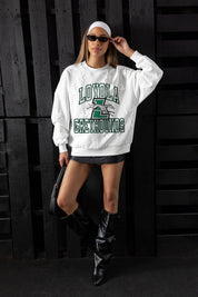 LOYOLA GREYHOUNDS BIG PLAY ENERGY EMBOSSED STAR CREWNECK