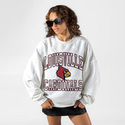 LOUISVILLE CARDINALS BIG PLAY ENERGY EMBOSSED STAR CREWNECK