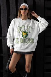 SOUTHEASTERN LOUISIANA LIONS BIG PLAY ENERGY EMBOSSED STAR CREWNECK
