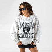 LAS VEGAS RAIDERS BIG PLAY ENERGY EMBOSSED STAR CREWNECK