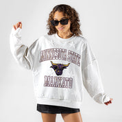 MINNESOTA STATE MANKATO MAVERICKS BIG PLAY ENERGY EMBOSSED STAR CREWNECK