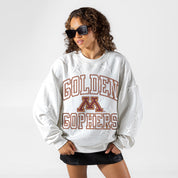 MINNESOTA GOLDEN GOPHERS BIG PLAY ENERGY EMBOSSED STAR CREWNECK