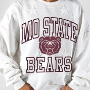 MISSOURI STATE BEARS BIG PLAY ENERGY EMBOSSED STAR CREWNECK