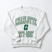 CHARLOTTE 49ERS BIG PLAY ENERGY EMBOSSED STAR CREWNECK