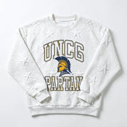 UNC GREENSBORO SPARTANS BIG PLAY ENERGY EMBOSSED STAR CREWNECK