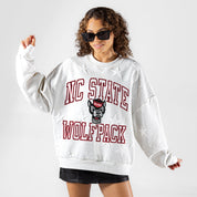 NORTH CAROLINA STATE WOLFPACK BIG PLAY ENERGY EMBOSSED STAR CREWNECK