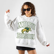 NORTH DAKOTA STATE BISON BIG PLAY ENERGY EMBOSSED STAR CREWNECK