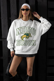 NORTH DAKOTA STATE BISON BIG PLAY ENERGY EMBOSSED STAR CREWNECK