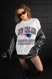 NEW ENGLAND PATRIOTS BIG PLAY ENERGY EMBOSSED STAR CREWNECK
