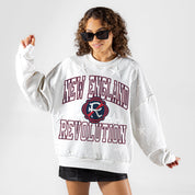 NEW ENGLAND REVOLUTION BIG PLAY ENERGY EMBOSSED STAR CREWNECK