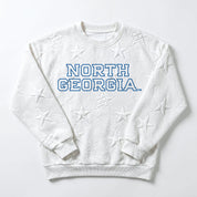 NORTH GEORGIA NIGHTHAWKS BIG PLAY ENERGY EMBOSSED STAR CREWNECK