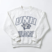 NEW HAMPSHIRE WILDCATS BIG PLAY ENERGY EMBOSSED STAR CREWNECK