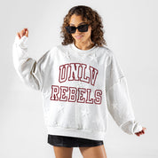 UNLV REBELS BIG PLAY ENERGY EMBOSSED STAR CREWNECK