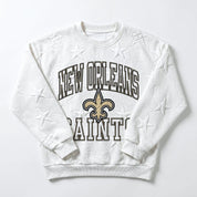 NEW ORLEANS SAINTS BIG PLAY ENERGY EMBOSSED STAR CREWNECK