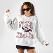 NORTH CAROLINA CENTRAL EAGLES BIG PLAY ENERGY EMBOSSED STAR CREWNECK