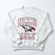 NORTH CAROLINA CENTRAL EAGLES BIG PLAY ENERGY EMBOSSED STAR CREWNECK