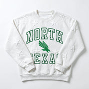 NORTH TEXAS MEAN GREEN BIG PLAY ENERGY EMBOSSED STAR CREWNECK