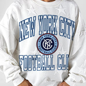 NEW YORK CITY FC BIG PLAY ENERGY EMBOSSED STAR CREWNECK