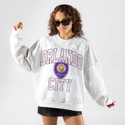 ORLANDO CITY SC BIG PLAY ENERGY EMBOSSED STAR CREWNECK